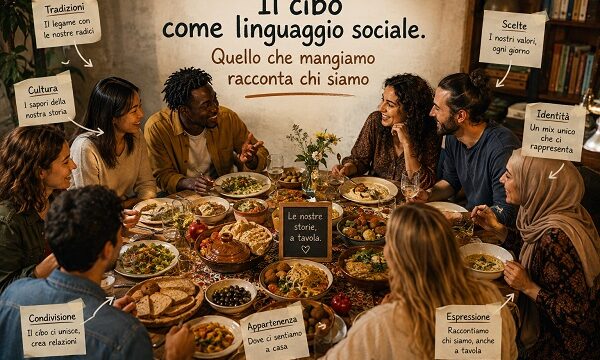 Il cibo come linguaggio sociale. Quello che mangiamo racconta chi siamo