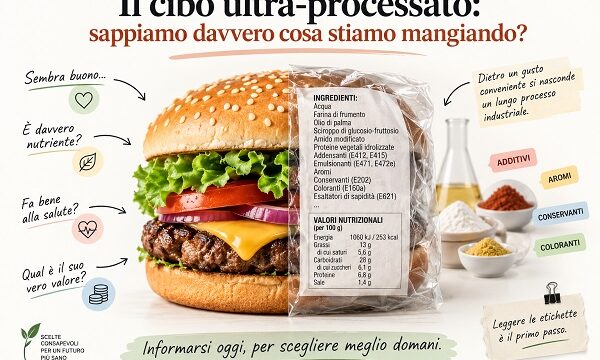 Il cibo ultra-processato: sappiamo davvero cosa stiamo mangiando?