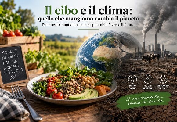 Il cibo e il clima: quello che mangiamo cambia il pianeta. Dalla scelta quotidiana alla responsabilità verso il futuro