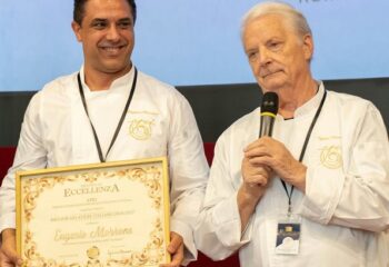 Eugenio Morrone, un nuovo gusto tra ricerca e sperimentazione: mandarino, castagna e alloro.
